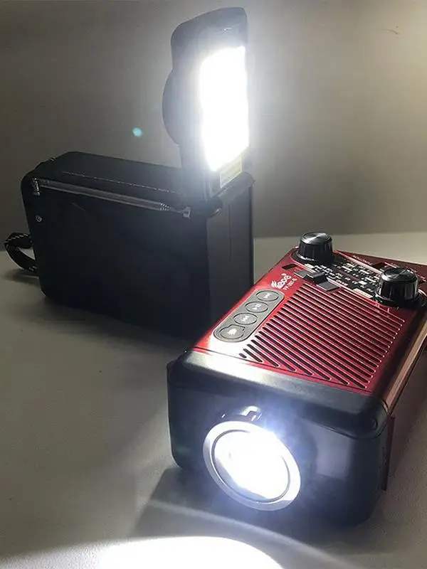 

Portable Solar Powered Hand Crank Radio AM/FM Radio Emergencies Flashlight For Camping Survival Prepping Disaster Outages