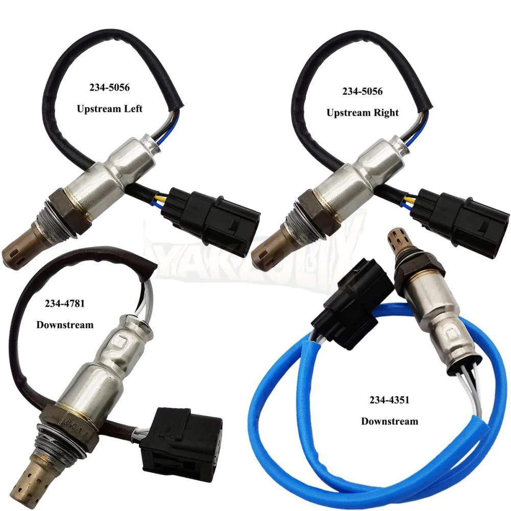 4Pcs For Honda Accord Crosstour Pilot Ridgeline Acura MDX RDX RLX TLX Up Downstream Oxygen O2 Sensor 234-5056 234-4351 234-4781