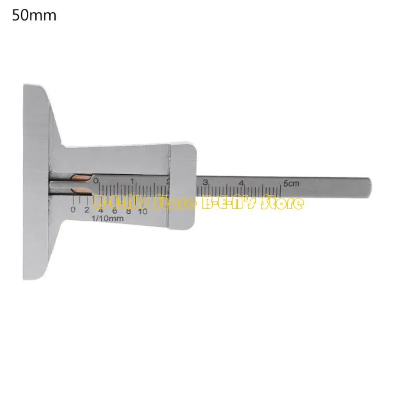 Y1AD Car Tire Depth Gauge Tester Portable Car Tyre Measuring Tool Compact-size