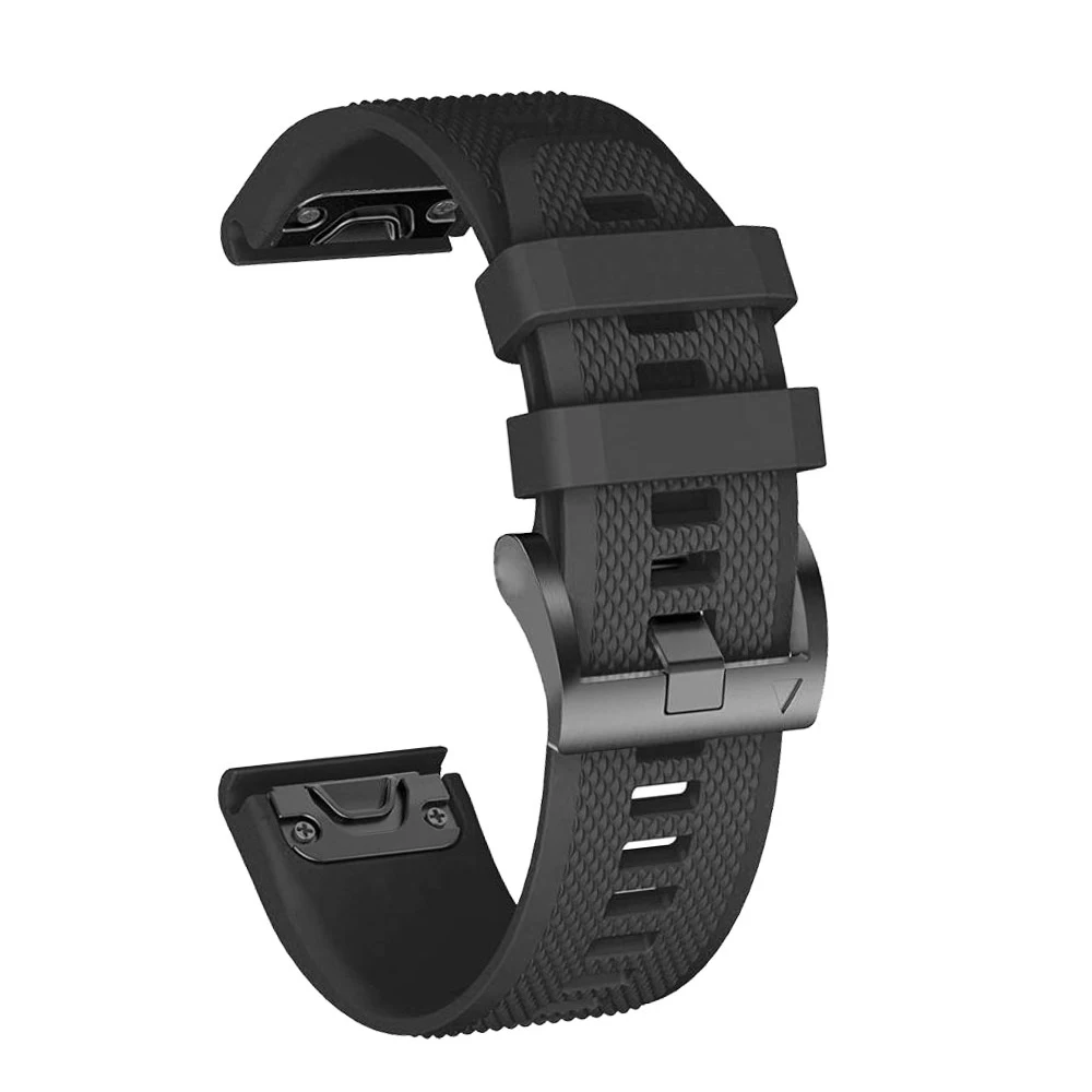 Soft Silicone Quick Release Straps For Garmin Fenix 8 51mm 47mm/Fenix 7 7X Pro/Fenix 6 6X Pro/Fenix 5 5XPlus/Fenix E Watch Bands