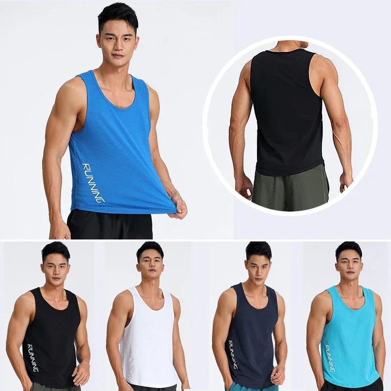 Chaleco deportivo para hombre, camiseta sin mangas para baloncesto, fútbol, correr, gimnasio, Fitness, Joggers de entrenamiento, ropa transpirable