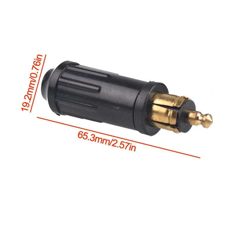 12V 24V Car Motorcycle EU Cigarette Lighter Plug Vehicle Charger Converter Head for Scania Trucks BMW Motorcycles