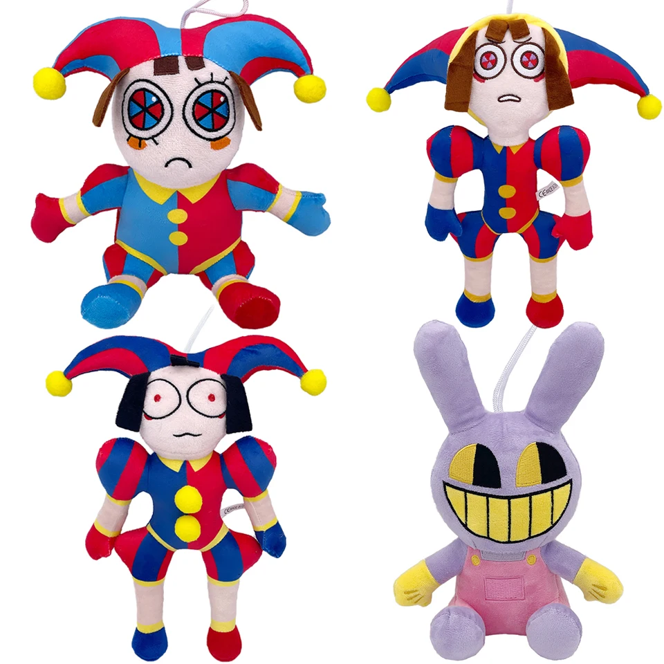 Hot The Amazing Plush Digital Toys Amazing Circus Clown Rabbit Plush Dolls Periphery Stuffed Toys Adults Gift Amazing Plush Toys