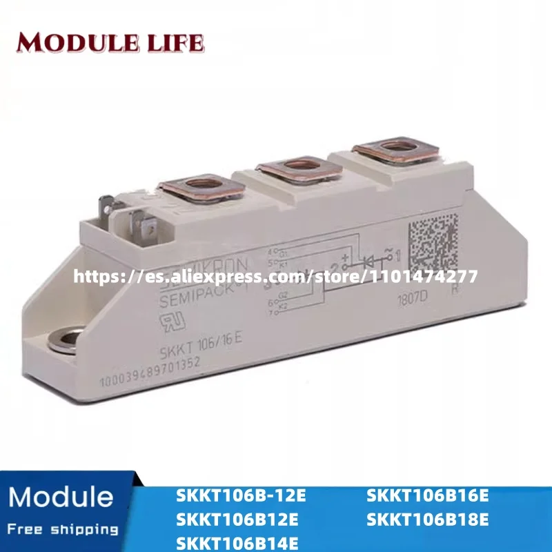 

SKKT106B/12E, SKKT106B12E, SKKT106B14E, SKKT106B16E, SKKT106B18E original module