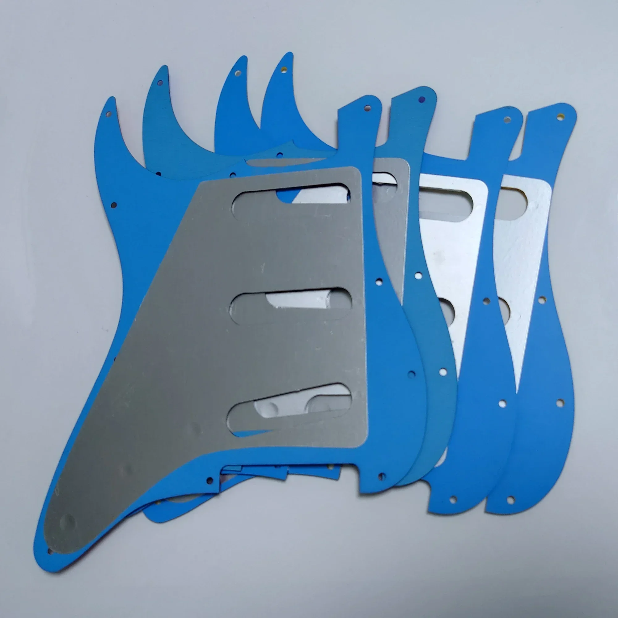 Electric Guitar Pickguard for ST 11 Hole SSS Mirrors Guitar Scratch Plate Replacement Parts 4 Colours Availab