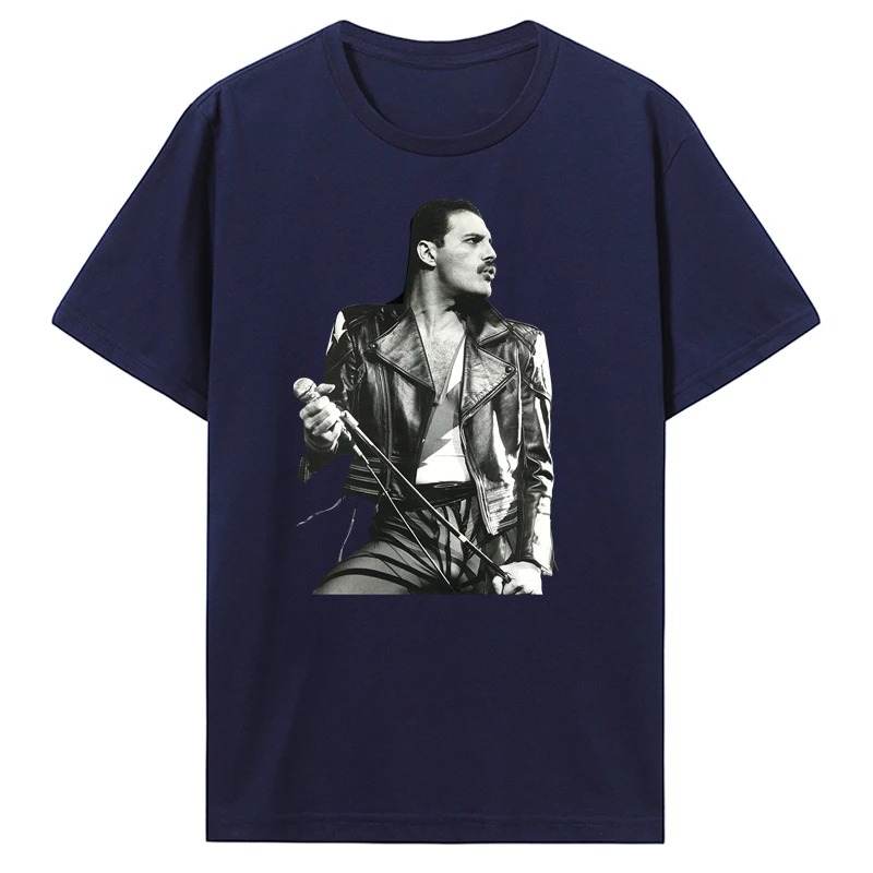T Shirts Men Cotton O-neck Tshirt Hip Hop Tees Tops New Freddie Mercury British Rock Legend graphic t shirts harajuku clothing