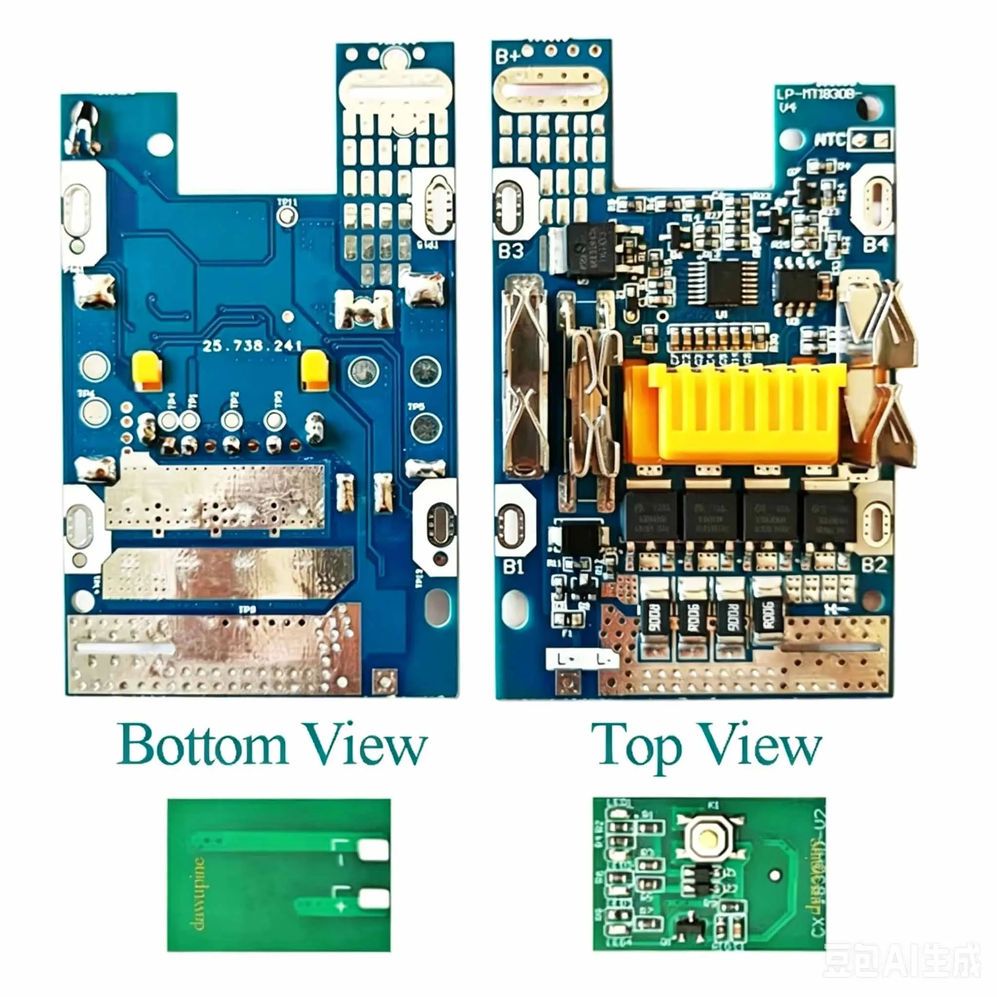 BMS PCBA Für Makita 18V Li-Ion Akku Elektrische Power Display BL1830 Schlüssel Lade Schutz Platine BL1815 BL1860