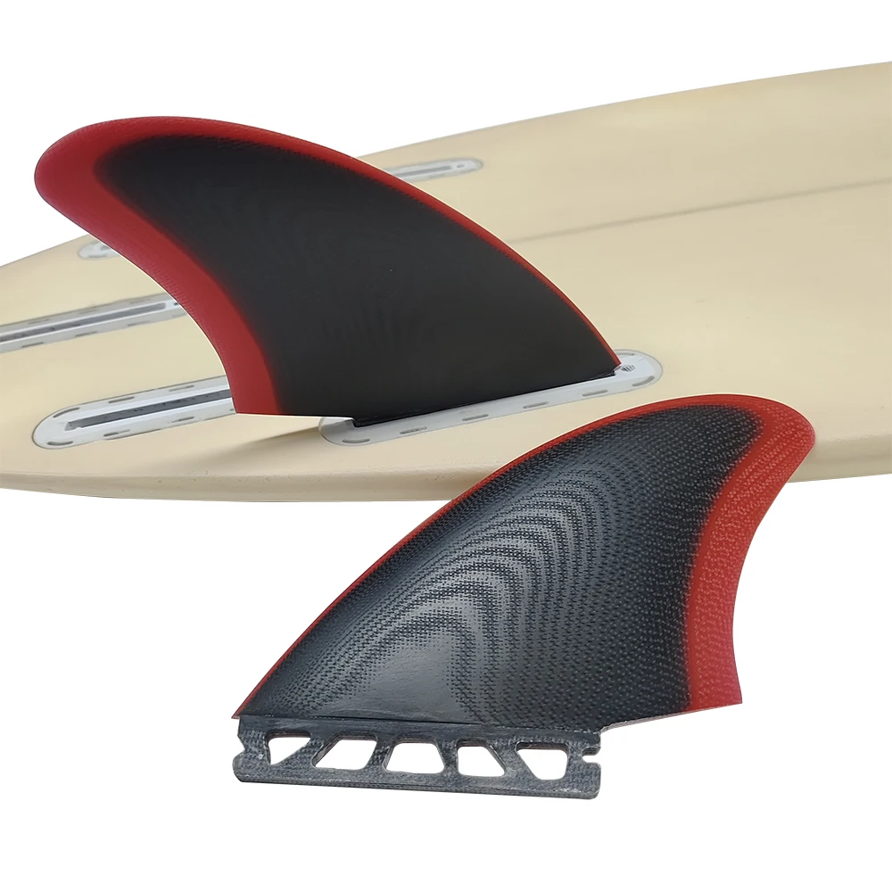 UPSURF FUTURE-K2 Twin Fins Surfboard Fins, Twin Fins, Fibreglass Performance, Core Surf Fins, 2Pcs Set