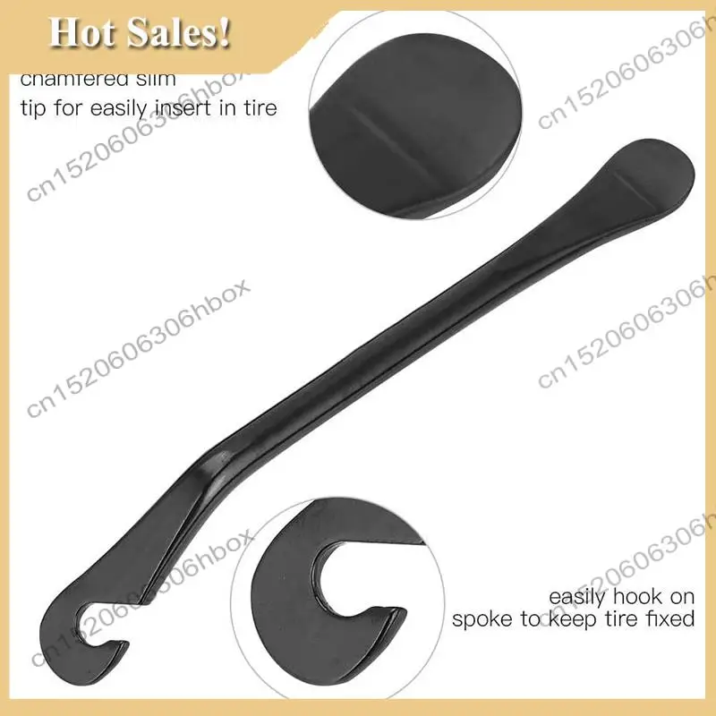 -HOPE Leva per pneumatici per bici - Leva per pneumatici per bicicletta portatile da 3 pezzi Strumento di riparazione per pneumatici per bici con cucchiaio in acciaio al carbonio ad alta resistenza temprato