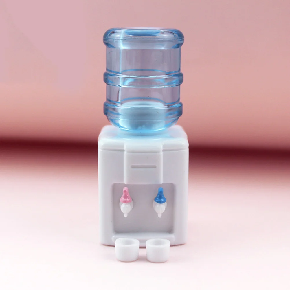 

2 Sets Ornaments for Kids Mini House Accessories Household Furniture Water Dispenser Child