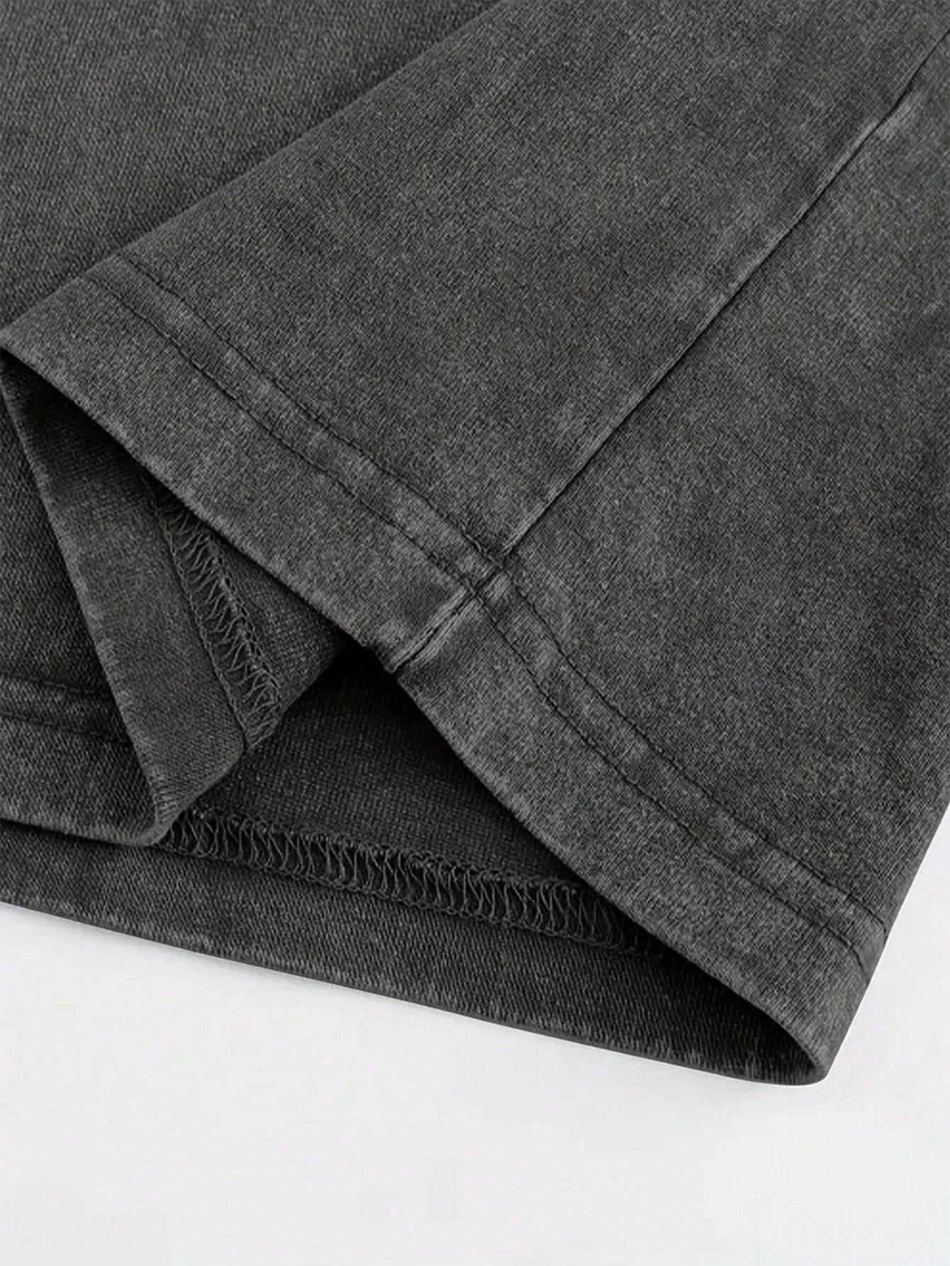 ملابس رجالية قصيرة الأكمام للترفيه من القطن مطبوعة على الوجهين ملابس رجالية جديدة في الجزء العلوي Harajuku #3