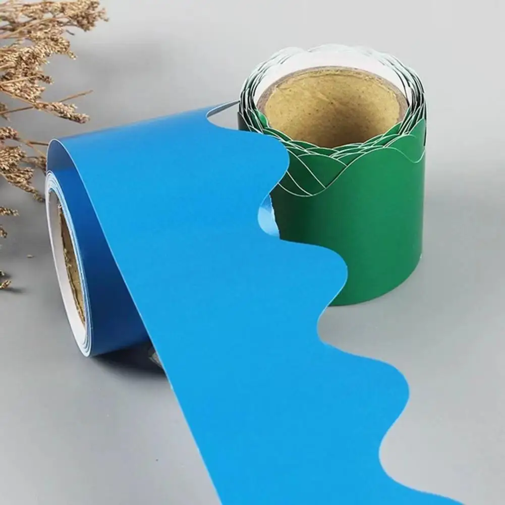 防水ウォールステッカー,教室掲示板,ボーダー,波状エッジ,ボーダー通知ステッカー