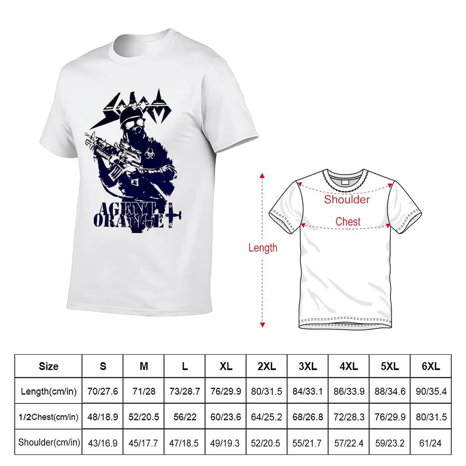 New AGENT Orange SODOM Trending 2 T-Shirt anime clothes Short sleeve tee t shirts for men cotton