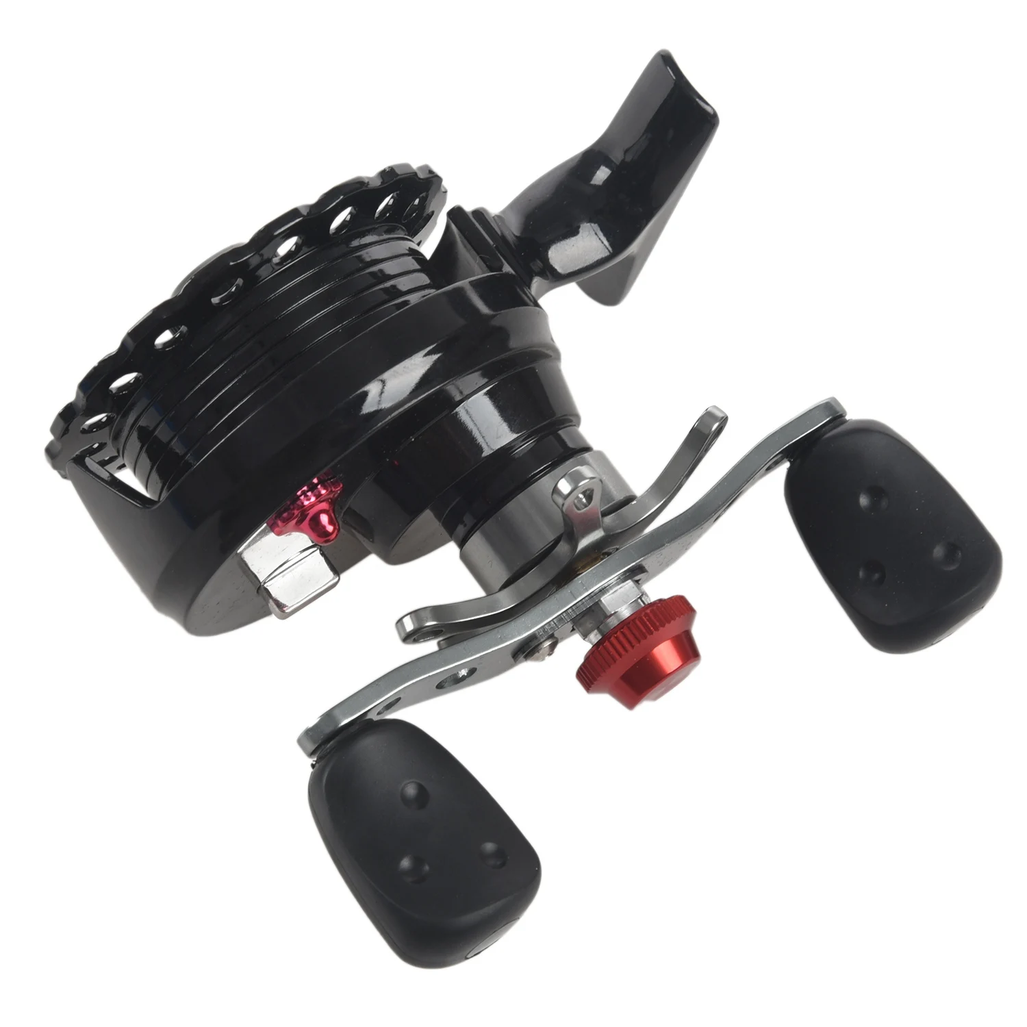 LEO DWS60 4 + 1BB 2.6:1 65MM Fly Fishing Reel Wheel with High Foot Fishing Reels Left Hand Fishing Reel Wheels Rich