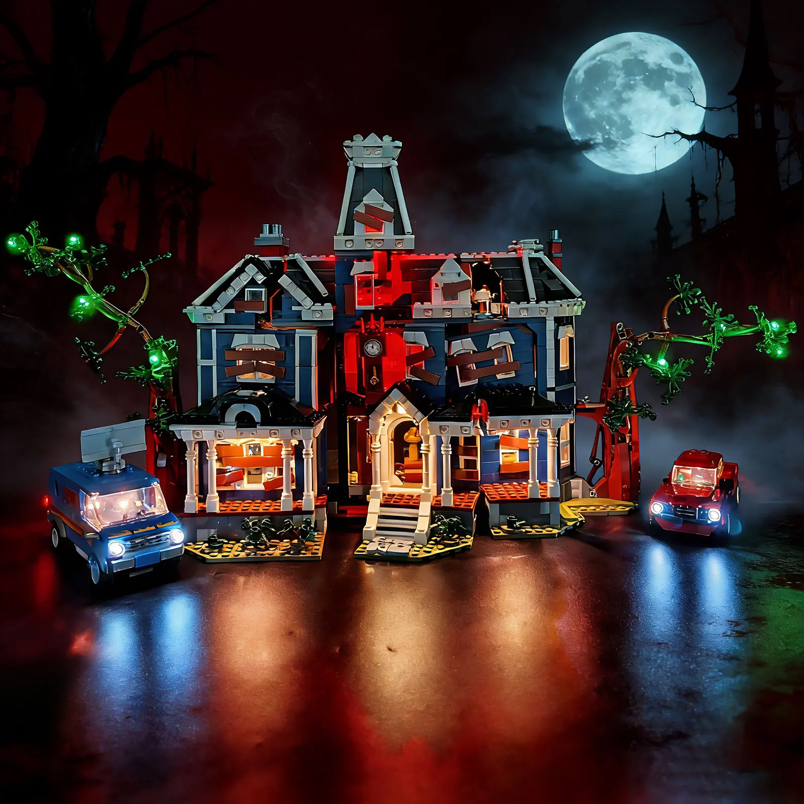 Kit de Iluminação LED LYBMTWF Compatível com Lego11370 Stranger Things The Creel House (NÃO Inclui os Blocos do Modelo)
