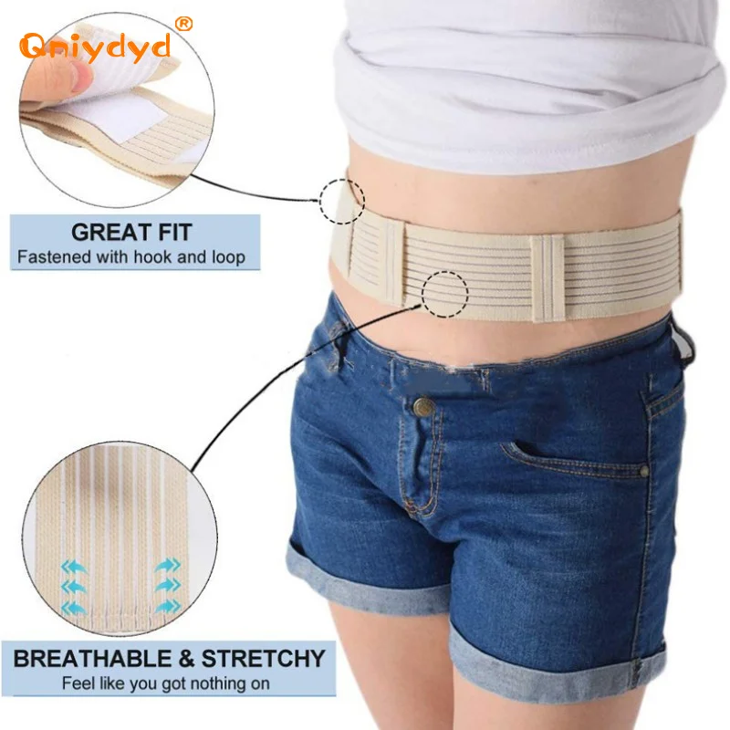 1pc Peritoneal Dialysis Conduit Protection Belt Adjustable Breathable Abdominal Belt Therapy for Patient Care