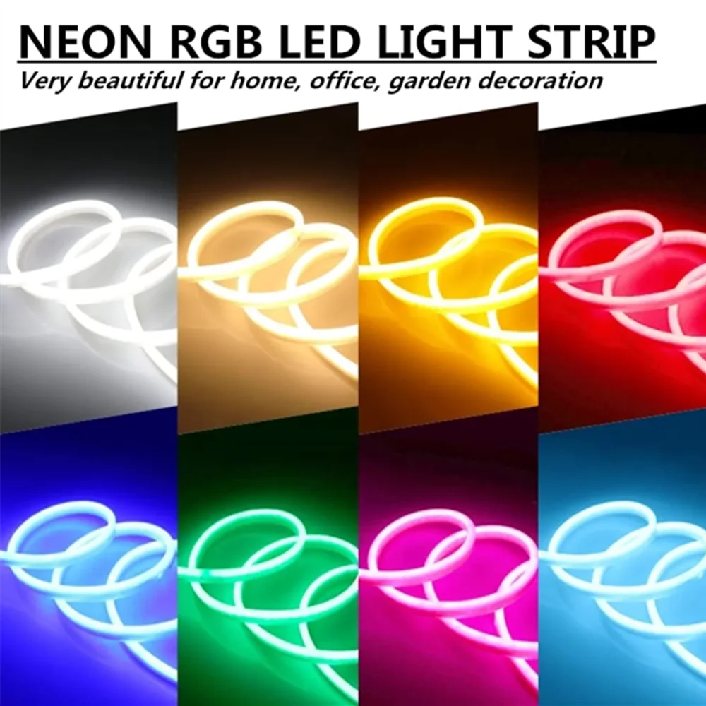 5M superjasność taśma oświetleniowa RGB wielokolorowa, zdalnie sterowana ściemnialna, wodoodporna, elastyczna neonowa taśma Led Neno RGB 10m