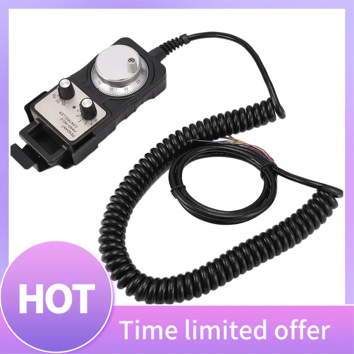 

B69C CNC MPG Pendant Handwheel For FAGOR GSK Siemens MITSUBISHI FANUC System 5V Manual Pulse Generator
