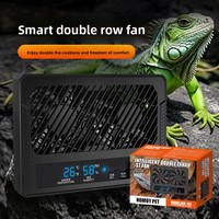 NOMOY Dual Exhaust Fans for Reptile Terrariums-Cooling & Ventilation Kit,Temperature Control Fan System for Snake/Lizard Tanks