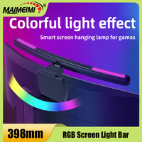 RGB Colorful Atmosphere Lamp Curved Screen Monitor Laptop Screen Light Bar Stepless Dimming Eyes-care Touch Switch Monitor Lamp