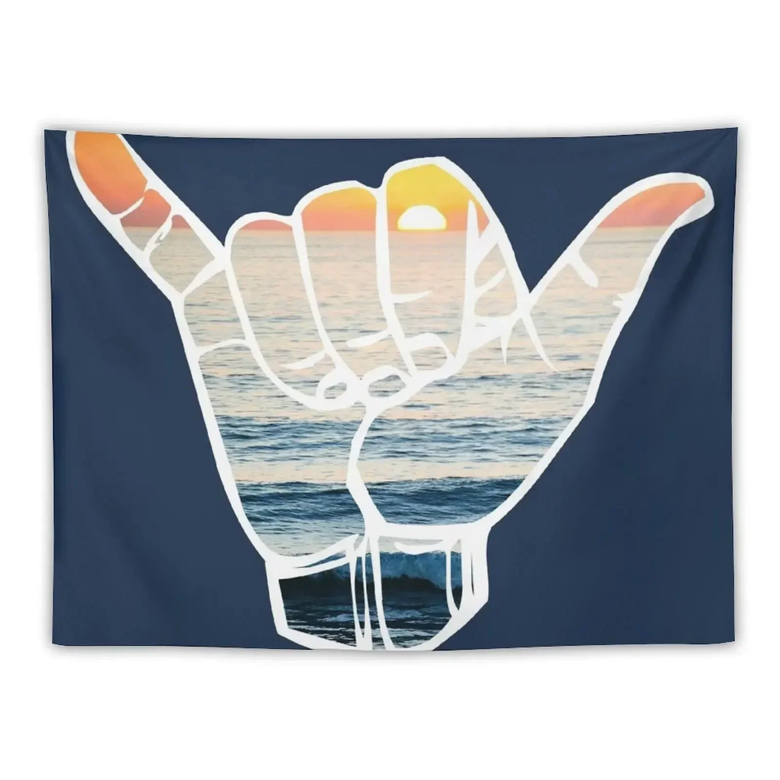 Shaka Tapestry Wall Hanging Decor Custom Decor Home Bedroom Decor Aesthetic Tapestry