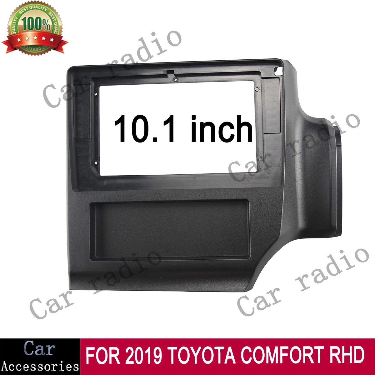 10.1 Inch For 2019 TOYOTA COMFORT Frame Car Radio Android Stereo Frame Player Head Unit Fascia Panel Dash Board Cover
