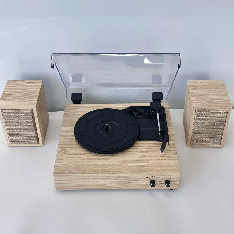 سجل فينيل ريترو، فونوغراف، مكبر صوت بلوتوث، تجويف صوت مستقل، جو غرفة المعيشة، زخرفة