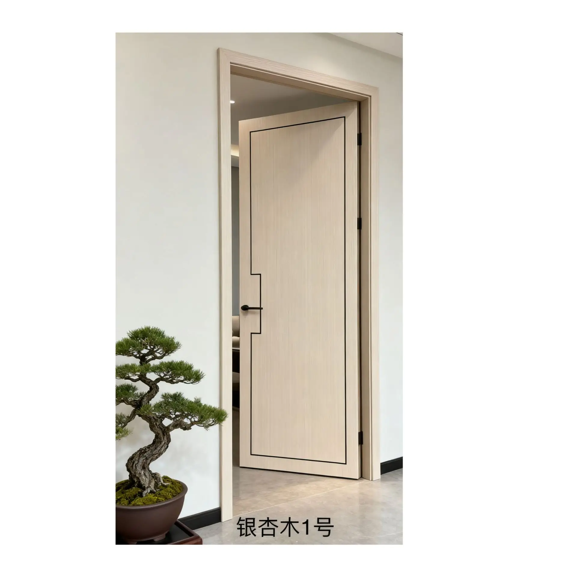 Solid core solid wood door Bedroom door Set door Interior Ecological simplicity