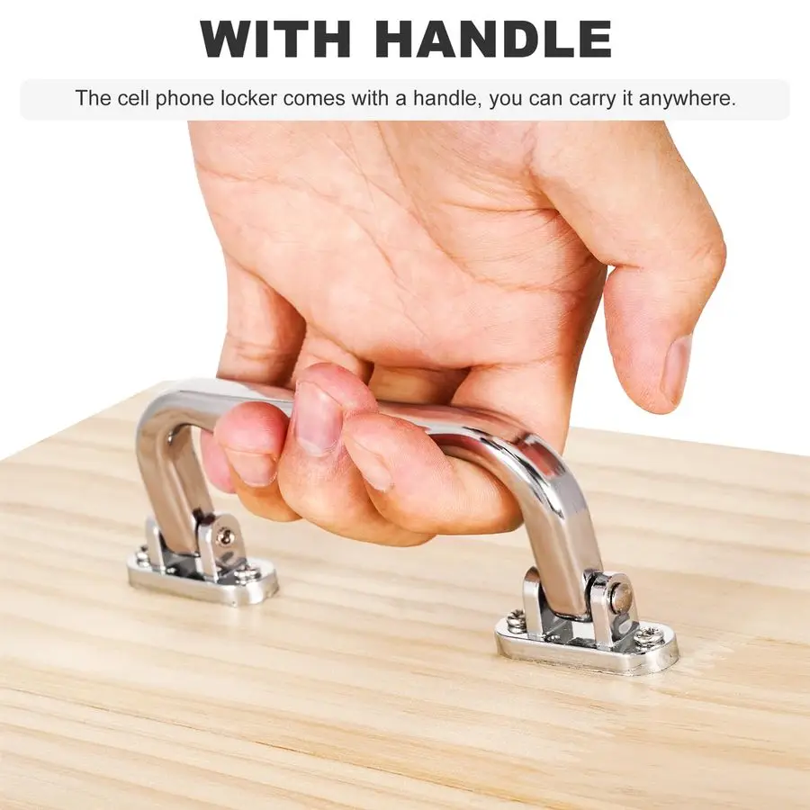 صندوق خزانة الهاتف الخليوي، خزانة تخزين الهاتف الخليوي، 30 فتحة، صندوق قفل الهاتف الخليوي للفصول الدراسية المكتبية مع مقبض