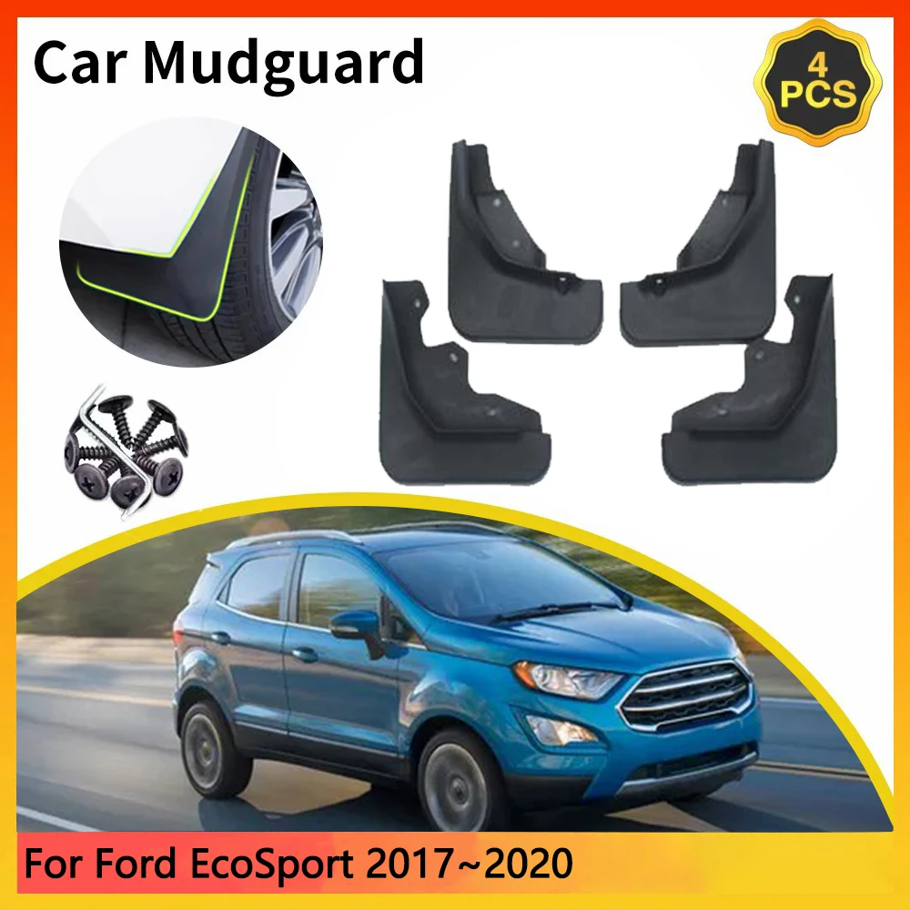 

For Ford EcoSport 2017~2020 2018 2019 First facelift MK2 B515 Car Mudguards Mudflap Mudguard Splash Guards Mud Flaps Fender Auto