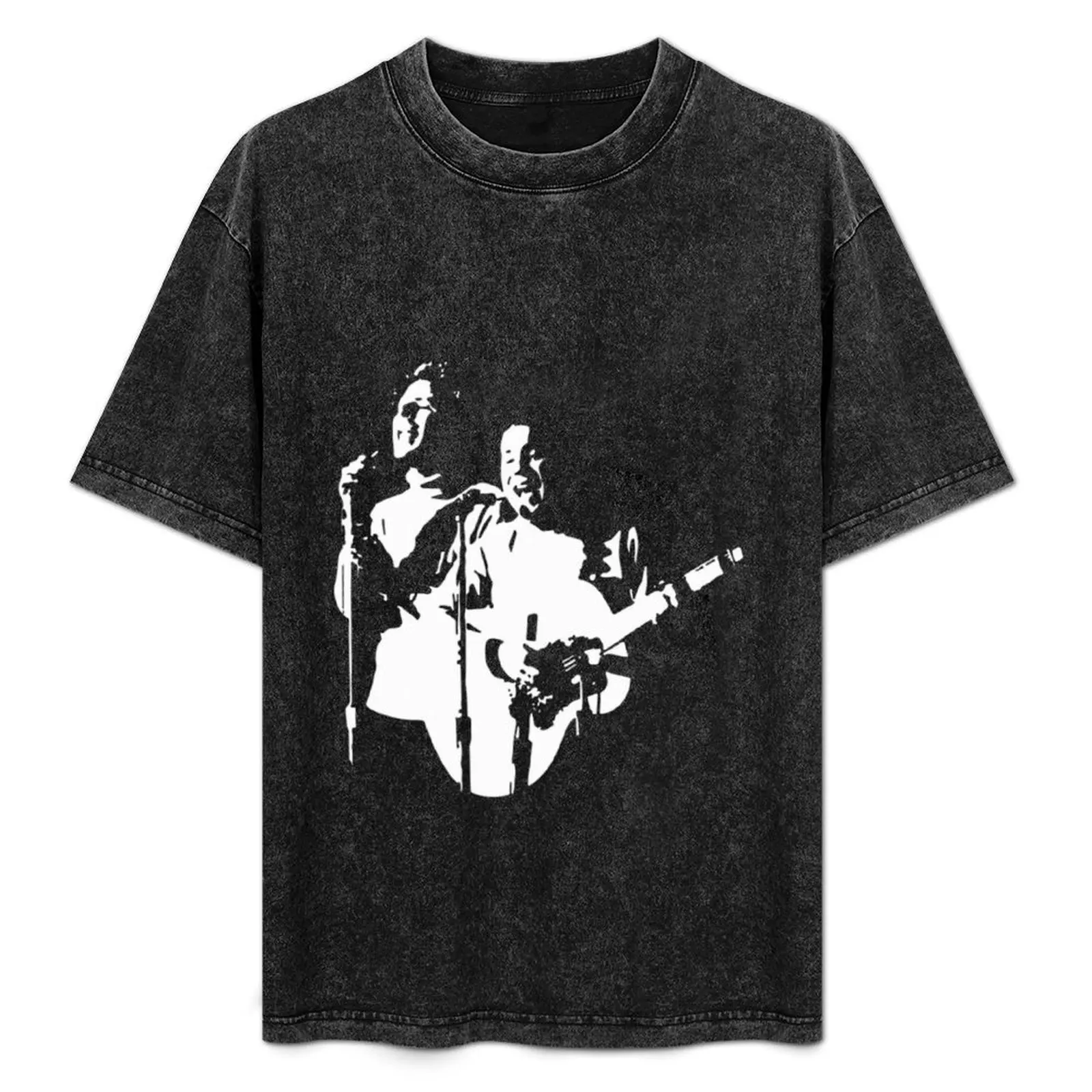 

Simon & Garfunkel T-Shirt Casual Pattern Print Tee Shirt