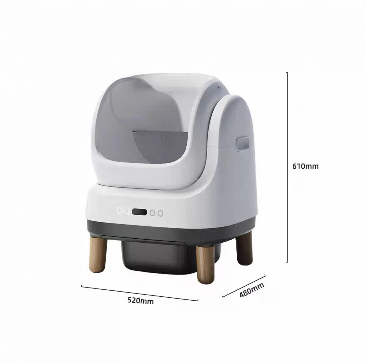 Wholesale Pet Supplies - Petree OpenSmart Self-Cleaning Cat Litter Box with Odor Control, Automatic Litter Cleaning