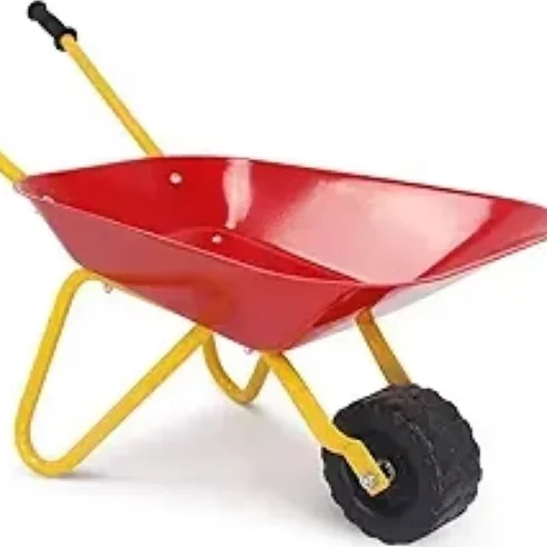

Heavy Duty Single Wheelbarrow Pneumatic Wheel Barrow Construction 120L 130L Metal Carretilla