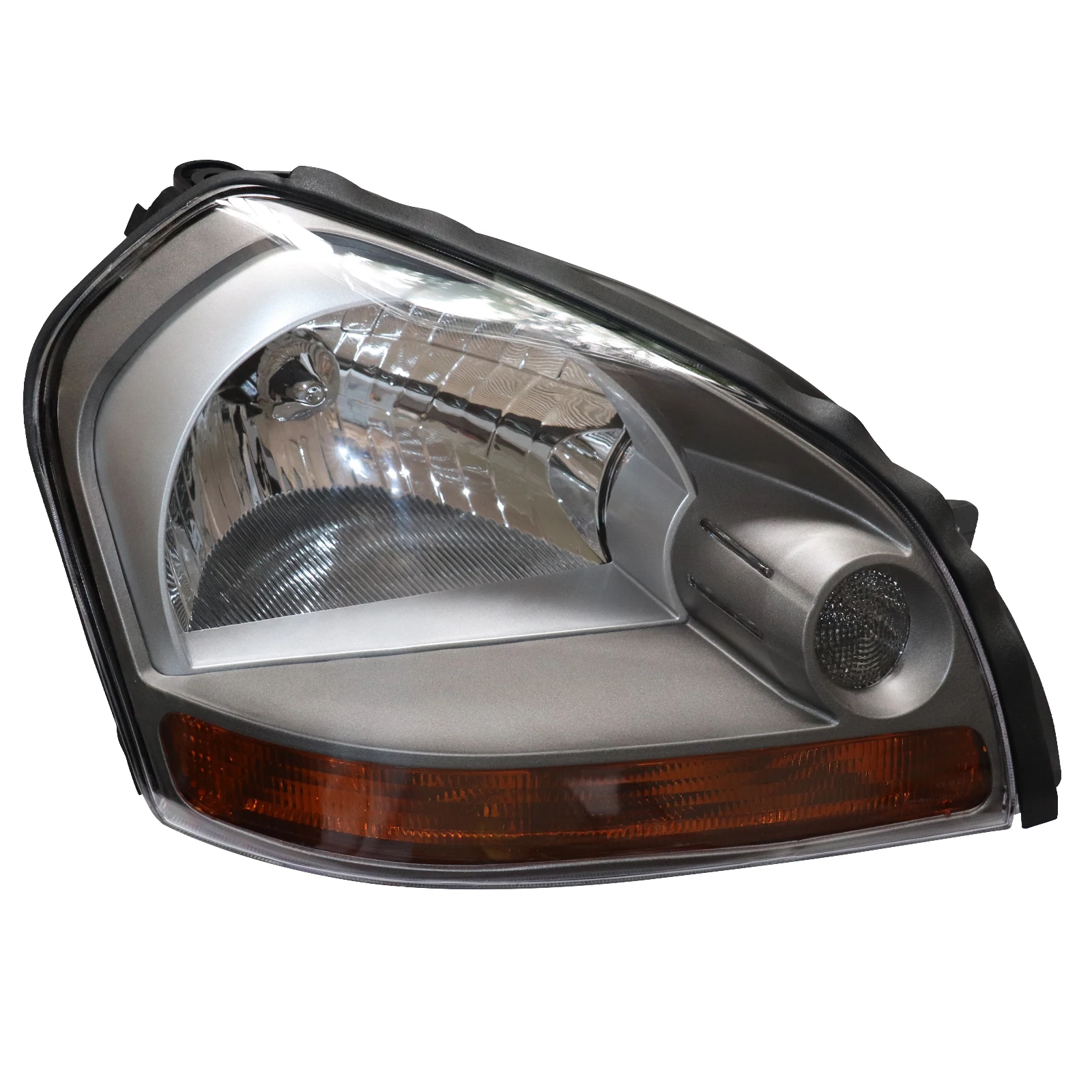 

For 2005 2006-2009 Hyundai Tucson Right Side Headlight Assembly Halogen With Clear Turn Signal Light Front Car headlight