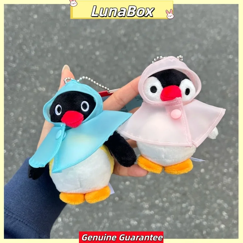 

New Original Pingu Mini Pair Plush Keychain Series Kawaii Matching Penguin Pendant Couple Toy Birthday Gift For Friends & Lovers