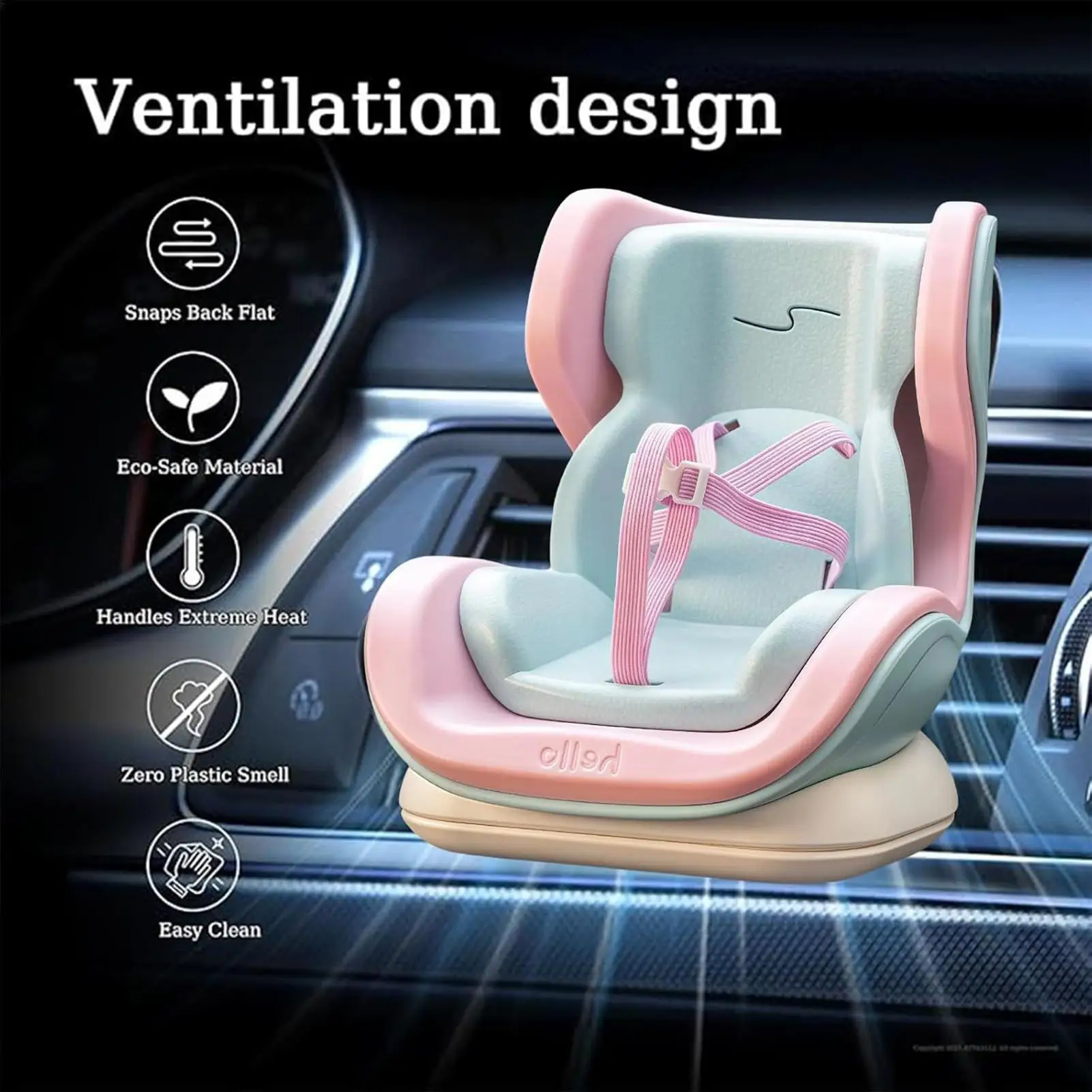 دمية مقعد السيارة محشوة دمية مقعد السيارة سطح المكتب زخرفة ألعاب من نسيج مخملي مقعد السيارة لشاحنة سيدان عشاق اللعب الإبداعي Playdate