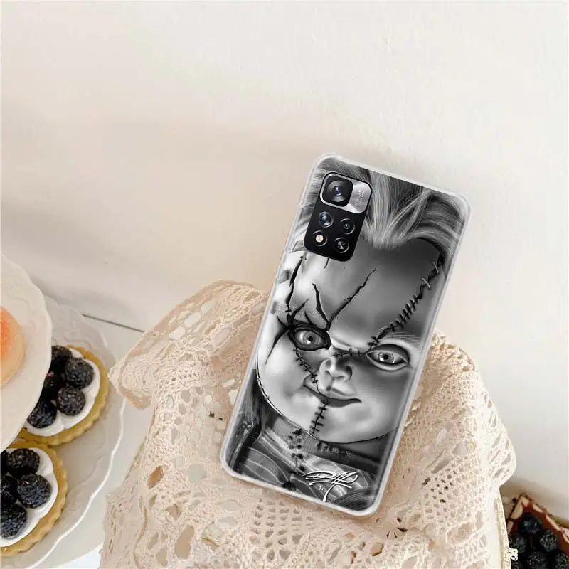 Horror Movie Scary Chucky Doll Phone Case For Xiaomi Poco X3 GT X4 NFC M4 M5 M5S X6 X5 Pro 5G M3 Mi F6 F5 F4 F3 F2 F1 M2 Capa Co