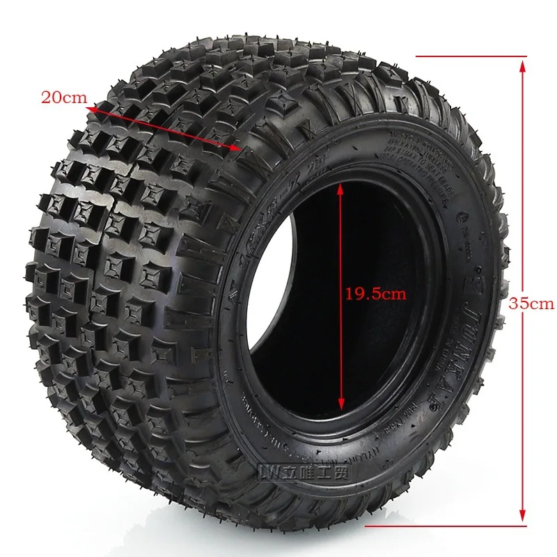 16X8-7 Kart Auto Parts 7 Inch ATV Tires 16X8.00-7 16 * 8-7 Highway Tire Off-road Tire Wear-resistant Wheel Tires
