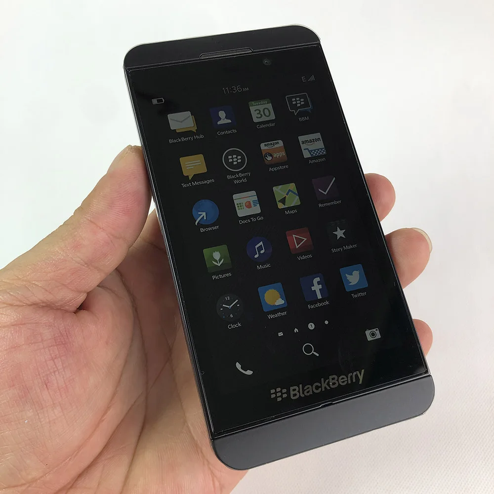Blackberry Z10 لوح التزلج GSM 3G 4G RAM 2GB ROM 16GB 4.2 "واي فاي 8MP الهاتف الخليوي المحمول الأصلي غير مقفلة الهاتف المحمول BlackBerry OS #1