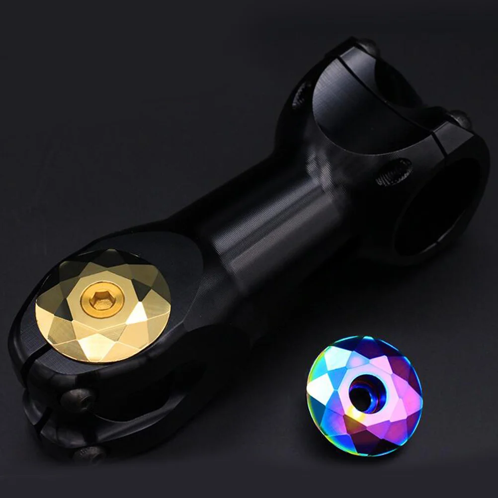 1Pcs Shiny Aluminum Alloy Bike Headset Cover Easy Install Uninstall Accessories Head Lid Headset Accessories