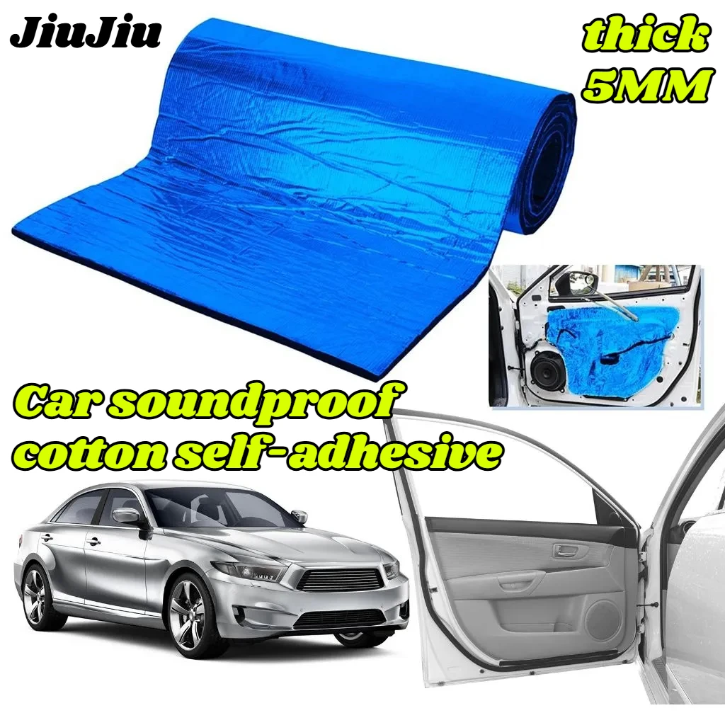 Car Sound Deade Mat Aluminum Foil High Density Foam Self Adhesive Noise Reduction Heat Insulation Mat for Car Hood Door Floor