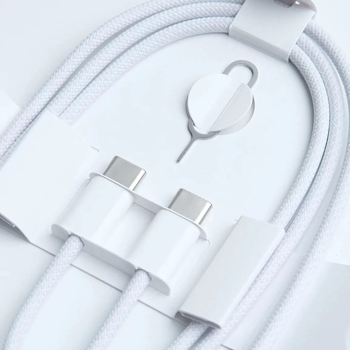 1/3/5/10/30 pièces Câble tressé Type C 60W pour iPhone 16 15 14 13 17 Pro Max 17 Air, Câbles de téléphone USB-C à charge rapide 1M