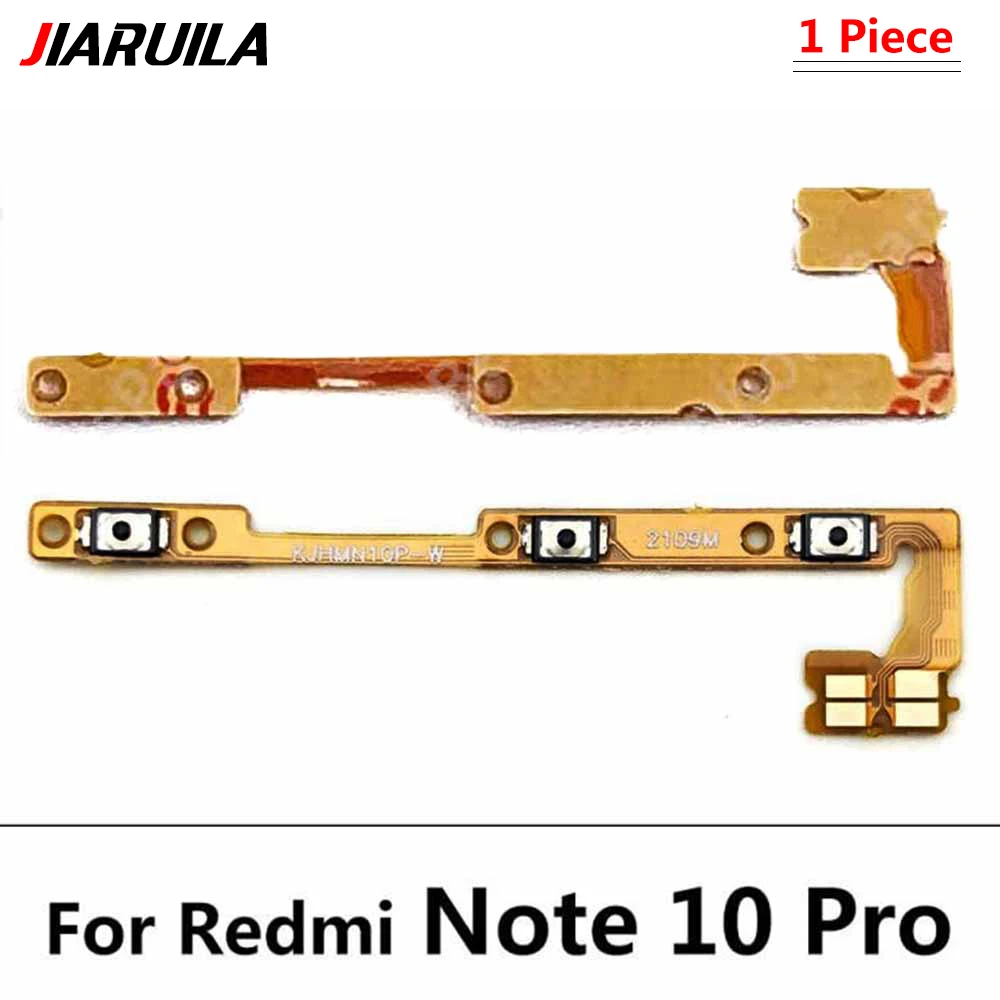 Bouton marche/arrêt, volume sonore, câble flexible pour Xiaomi Redmi Note 10 10s 11 11s Pro 4G 5G, pièces de réparation