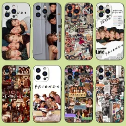 TV show Friends Together Phone Case For iPhone 15,14,13,12,11 Plus,Pro,Max,XR,XS,X,7,8 Plus,SE,Mini Silicone Soft