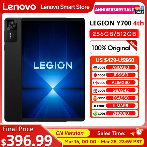 2025 Nueva Tableta Para Juegos Lenovo Legion Y700 De 4. A