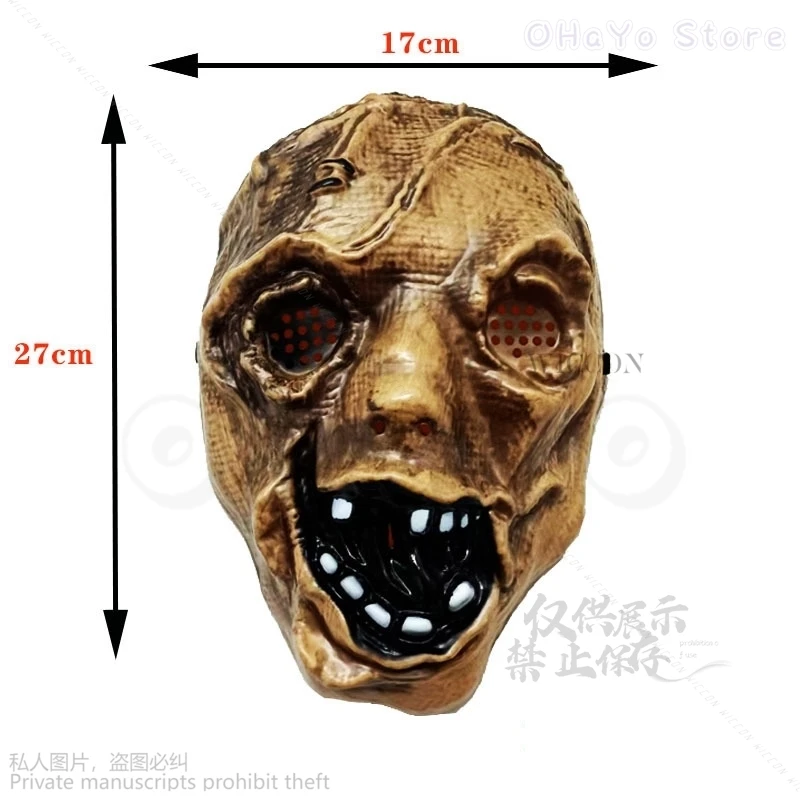 2024 Halloween New Skull And Bones Mask Horror Anime Demon Mask Cosplay Evil Roleplay maschere di plastica Costume da festa di carnevale Prop