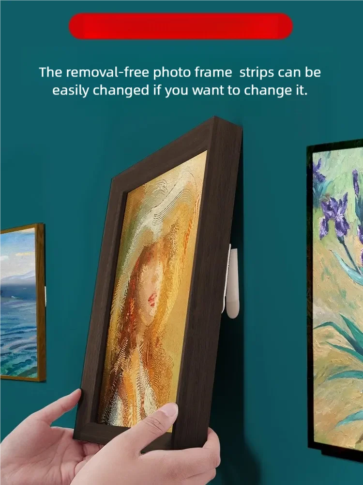 Large Dual Lock Picture hanging Strips Damage-Free Hanging Picture Hangers, No Tools Wall Hanger for Home Decor