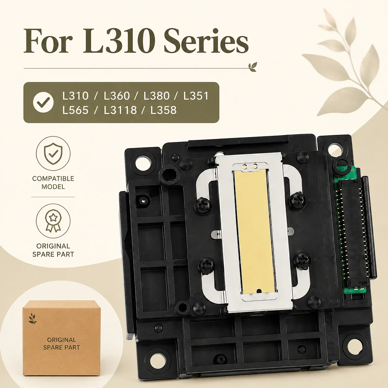 SIHAO Replacement Original Printhead Print Head Fit Epson L120 L200 L210 L300 L355 L365 L555 L558 L4150 Inkjet Printer