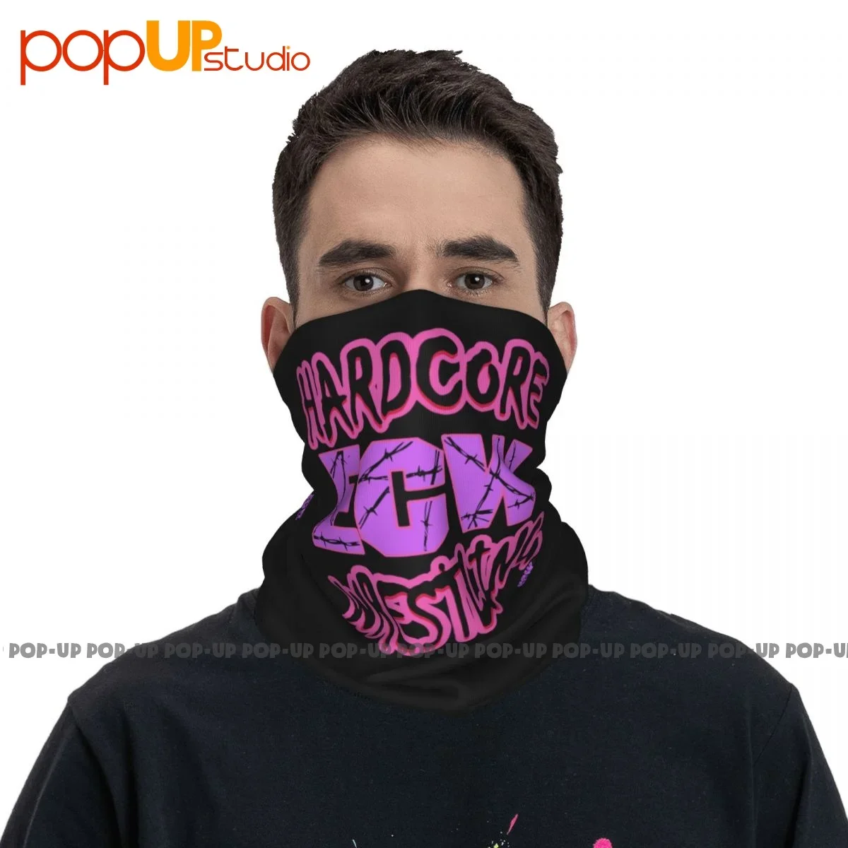 Ecw Hardcore Wrestling 90S P-281 Neck ghetta Bandana sciarpa maschera per il viso