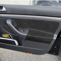 For VW Golf 5 MK5 Jetta 2005 2006 2007 2008 2009 2010 Only LHD 4 Doors Car Armrest Door Panel Suede Leather Cover Trim